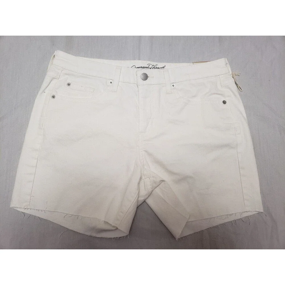 NWT UNIVERSAL THREAD WOMENS MID RISE BOYFRIEND CUT OFF JEANS SHORTS SIZE 10